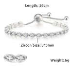 Women Silver-Toned Crystals Silver-Plated Wraparound Bracelet